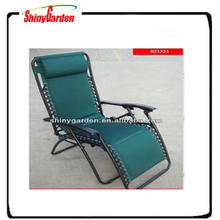 cadeira de praia reclinável do pátio